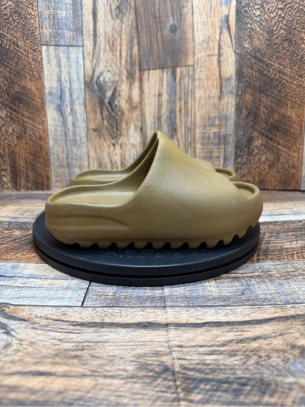 Yeezy Slide Made by Adidas Ochre Kids Slides Slipper Unisex US Size 1 Boost